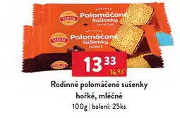 Qanto Sedita rodinné polomáčené sušenky hořké, mléčné nabídka
