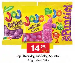 Qanto Jojo Borůvky, Jahůdky, Špuntíci nabídka