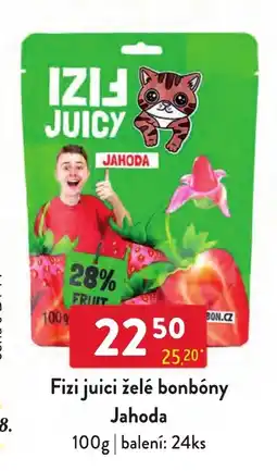 Qanto Izi juicy želé bonbóny jahoda nabídka