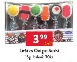 Qanto Lízátko Onigiri Sushi nabídka