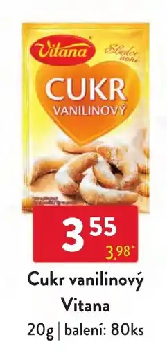 Qanto Vitana cukr vanilinový nabídka