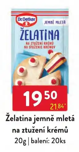 Qanto Dr.Oetker želatina jemně mletá nabídka