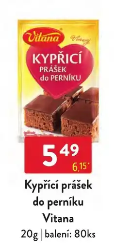 Qanto Vitana kypřicí prášek do perníku nabídka