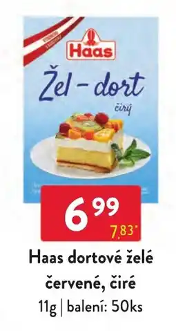 Qanto Haas dortové želé červené, číré nabídka