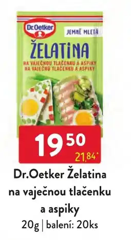 Qanto Dr.Oetker Želatina na vaječnou tlačenku a aspiky nabídka