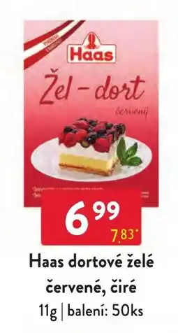 Qanto Haas dortové želé červené, čiré nabídka