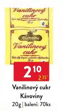 Qanto Kávoviny vanilinový cukr nabídka