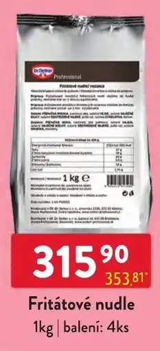 Qanto Dr.Oetker Fritátové nudle nabídka