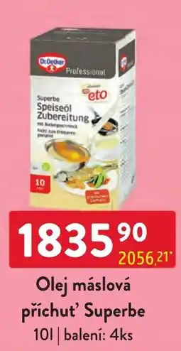 Qanto Dr.Oetker Professional Olej máslová příchut' Superbe nabídka