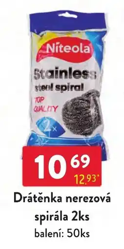 Qanto Niteola drátěnka nerezová spirála nabídka