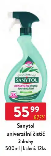 Qanto Sanytol univerzální čistič nabídka