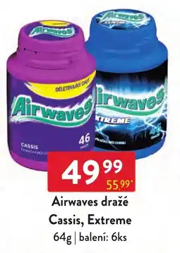 Qanto Airwaves dražé Cassis, Extreme nabídka