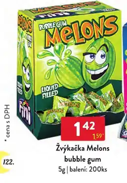 Qanto Melons bubble gum nabídka