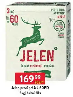 Qanto Jelen prací prášek 60PD nabídka