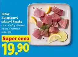 Lidl Tuňák žlutoploutvý salátové kousky, cena za nabídka
