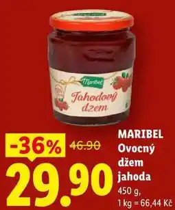 Lidl Maribet Ovocný džem jahoda nabídka