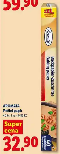 Lidl AROMATA Pečicí papír, 40 ks nabídka