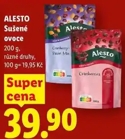 Lidl ALESTO Sušené ovoce, 200 g, různé druhy nabídka