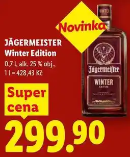 Lidl JÄGERMEISTER Winter Edition, 0,7 1 nabídka