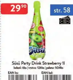 Qanto Süsü Party Drink Strawberry nabídka
