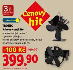 Lidl TRONIC Krbový ventilátor nabídka