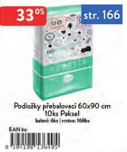 Qanto Paksel podložky přebalovací nabídka