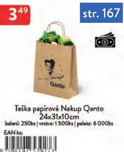 Qanto Taška papírová Nakup Qanto nabídka