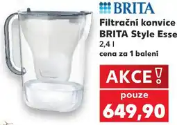 Kaufland Brita filtrační konvice Style Esse nabídka