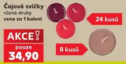 Kaufland Čajové svíčky nabídka