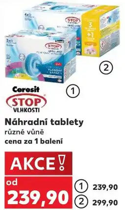 Kaufland Ceresit náhradní tablety různé vůně nabídka