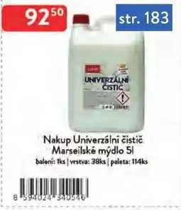 Qanto Nakup Univerzální čistič Marseilské mýdlo nabídka