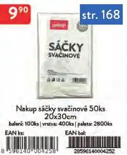 Qanto Nakup sáčky svacínové nabídka