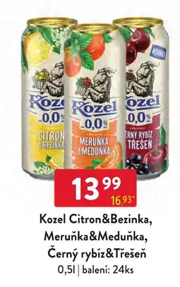 Qanto Kozel Citron&Bezinka, Meruňka&Meduňka, Černý rybíz&Třešeň nabídka