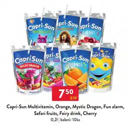 Qanto Capri-Sun Multivitamin, Orange, Mystic Dragon, Fun alarm, Safari fruits, Fairy drink, Cherry nabídka