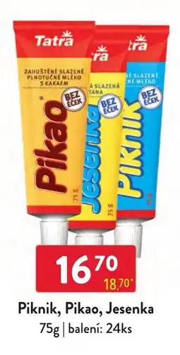 Qanto Tatra Piknik, Pikao, Jesenka nabídka