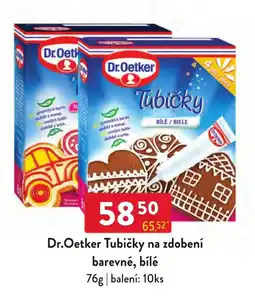 Qanto Dr.Oetker Tubičky na zdobení nabídka