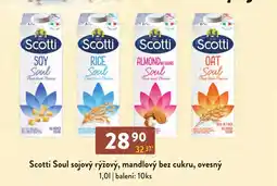 Qanto Scotti Soul sojový rýžový, mandlový bez cukru, ovesný nabídka