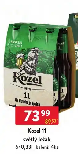 Qanto Kozel 11 světlý ležák nabídka