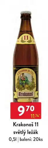 Qanto Krakonoš světlý ležák nabídka