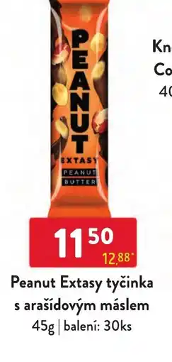 Qanto Peanut Extasy tyčinka s arašidovým máslem nabídka