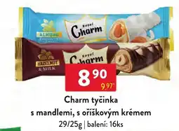 Qanto Charm tyčinka s mandlemi, s oříškovým krémem nabídka
