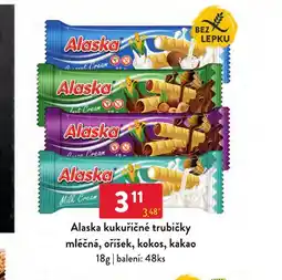 Qanto Alaska kukuřičné trubičky mléčná, oříšek, kokos, kakao nabídka