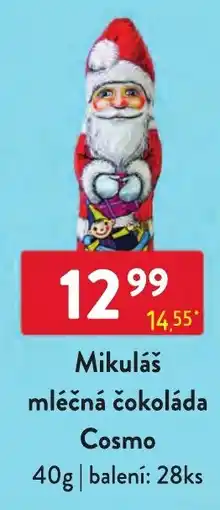 Qanto Cosmo Mikuláš mléčná čokoláda nabídka