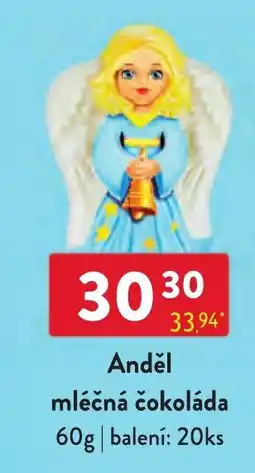 Qanto Anděl mléčná čokoláda nabídka