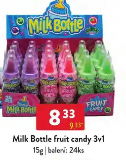 Qanto Milk Bottle fruit candy 3v1 nabídka