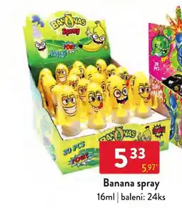 Qanto Banana spray nabídka