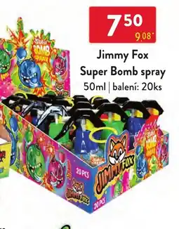 Qanto Jimmy Fox Super Bomb spray nabídka