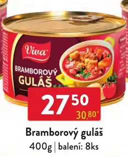 Qanto Viva bramborový guláš nabídka