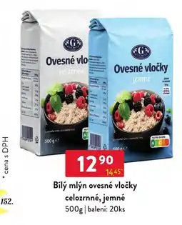 Qanto Bílý mlýn ovesné vločky nabídka
