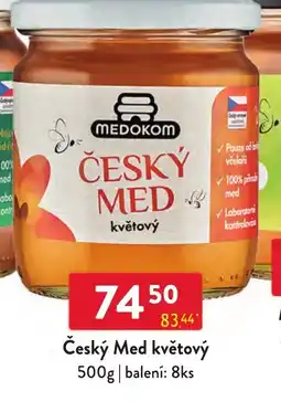 Qanto Medokom český med květový nabídka